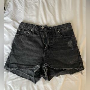 LAST CHANCE‼️ BDG Black Ripped Jean Shorts